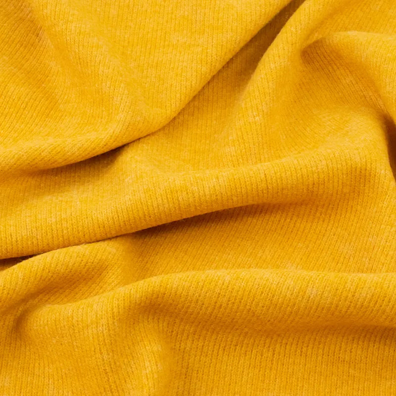 Трикотаж Косичка 320гр/м2, 65пэ/25акр/10вск, 150см, желтый, VT-11325/C#64 TOG01