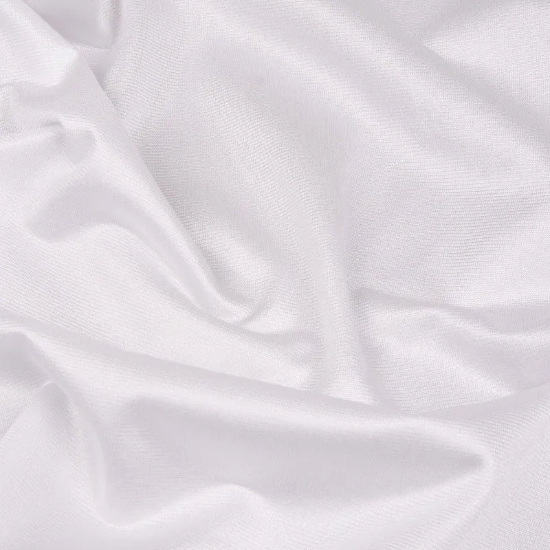 Полиэстер 160гр/м2, 100пэ, 150см, Brushed tricot ворсованная, белый/S501 TP