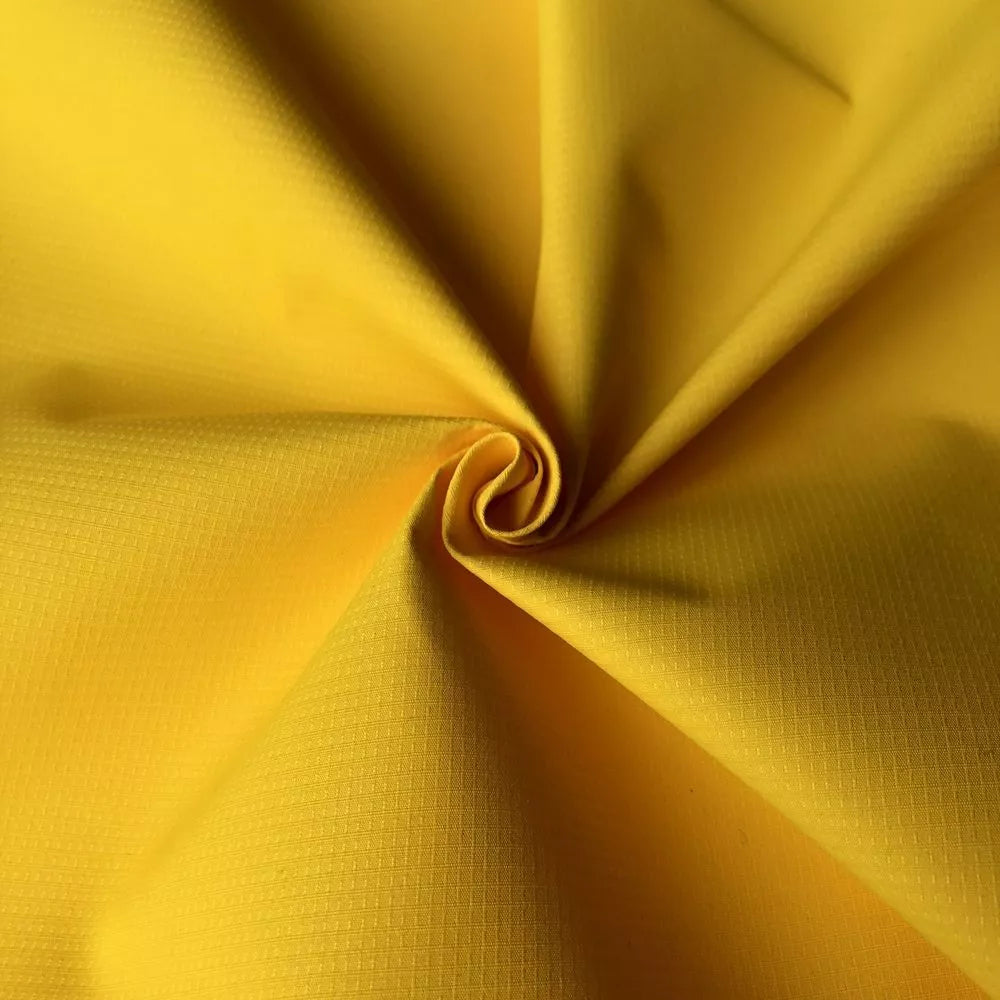 Курточная ткань Rip Stop с мембраной 120 г/м2, желтый