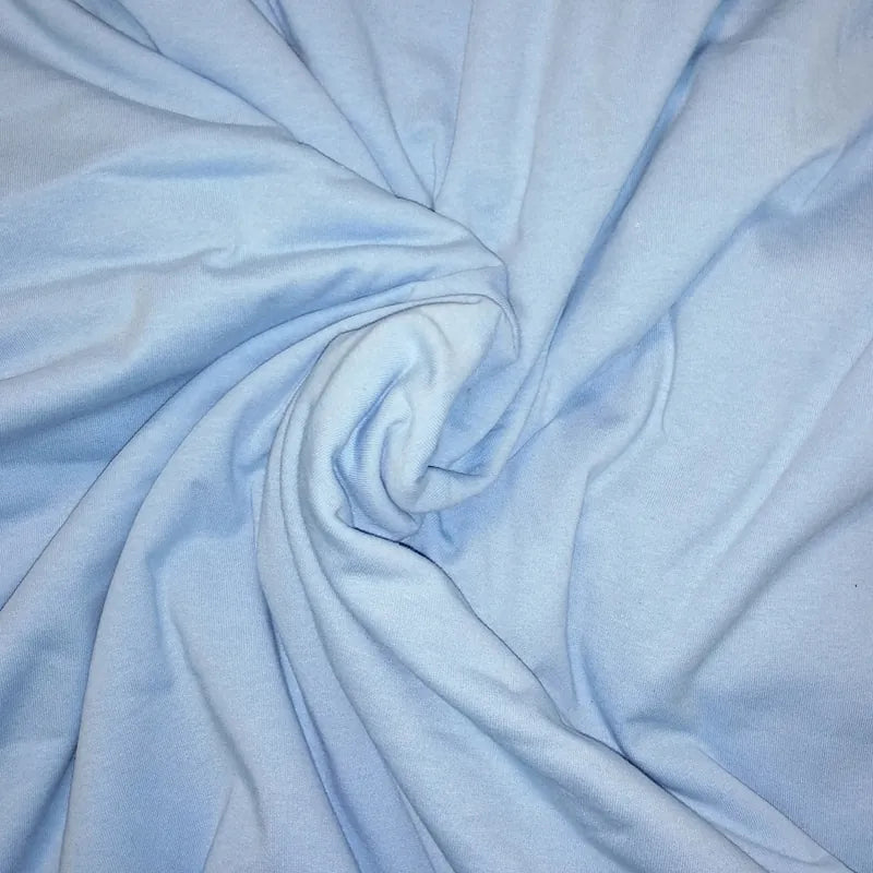 Кулирная гладь 140гр/м2, 100хб, 100*2 OE, голубой TR001 (КГ)