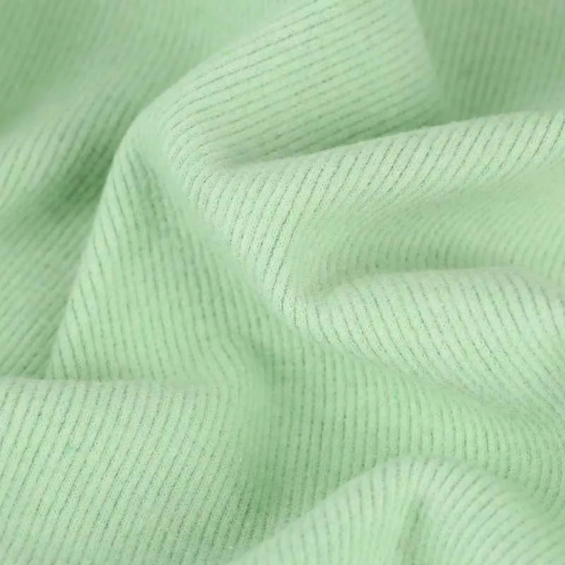 Кашкорсе SOFT 320-350гр/м2, 47,5хб/47,5пэ/5лкр, 115см, редженерейтед, зеленый бледный/S100 TR019