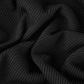 Трикотаж Лапша 255гр/м2, 95пэ/5эл, 160см, черный, #777 TKB 004