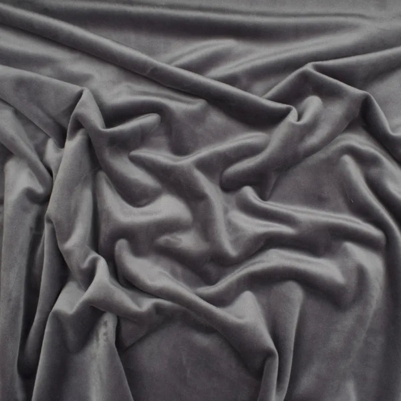 Ткань Велюр Японский 270гр/м2, 95пэ/5спан, 180см, фиолетовый, DT-15051/C#7 TOG01