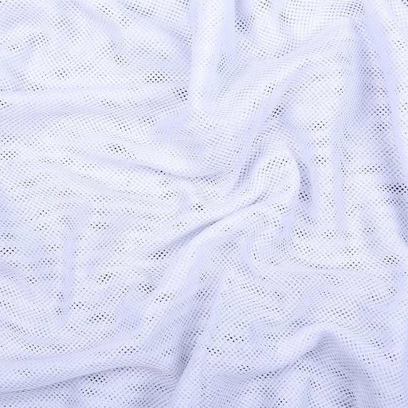 Сетка трикотажная Ромб 63гр/м2, 100пэ, 150см, мелкая ячейка, BHW002, белый/S501 (10 КГ) KS FI00004
