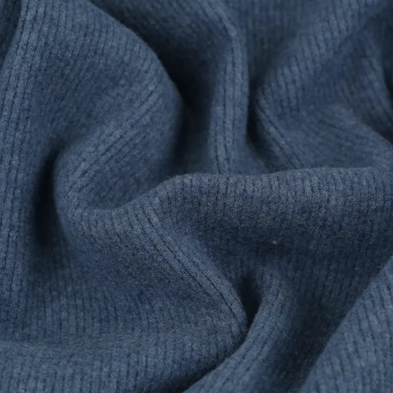 Кашкорсе SOFT 320-350гр/м2, 47,5хб/47,5пэ/5лкр, 115см, редженерейтед, голубой грязный/S277 TR019
