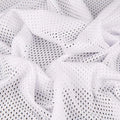 Сетка трикотажная Хоккейная 135гр/м2, 100пэ, 160см, мелкая ячейка, BH3238, белый/S501 KS FI00004