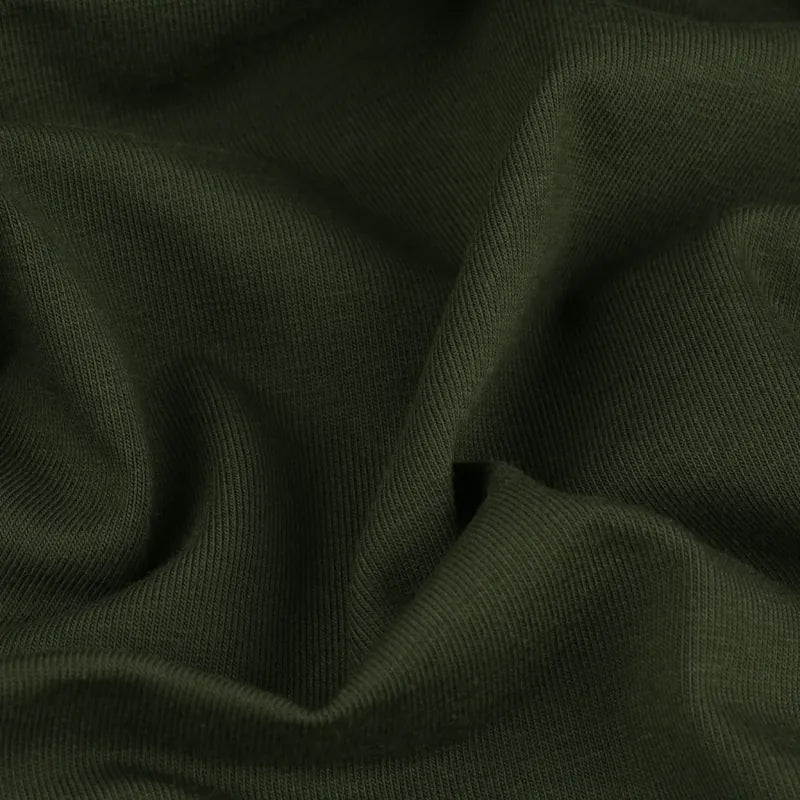 Кулирная гладь 190гр/м2, 94хб/6лкр, 180см, компакт пенье, 30/1, хаки №4/995 TR001 (КГ)