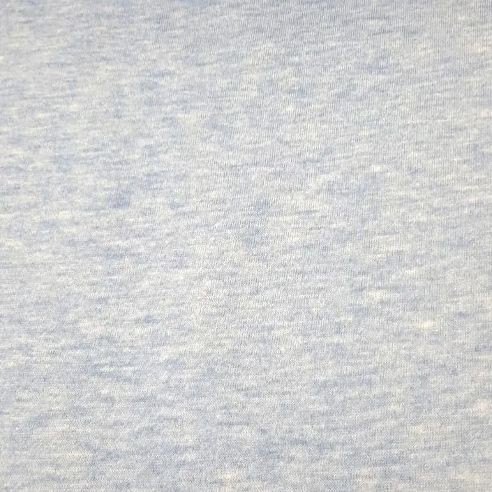 Футер 3-х нитка 330гр/м2, 65хб/35пэ, 180см, петля, компакт пенье, голубой меланж №28 TR001
