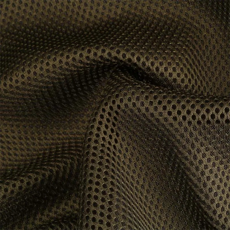Сетка трикотажная 180гр/м2, 100пэ, 140см, Air-mesh, дублированная, хаки KD