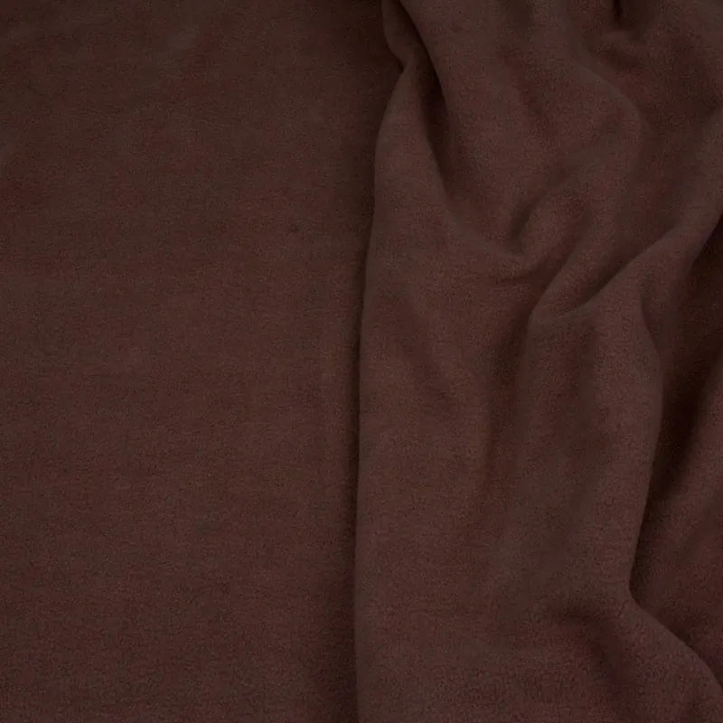 Флис 220гр/м2, 100пэ, 150см, двусторонний Spun BW, коричневый 18-1033 TR010
