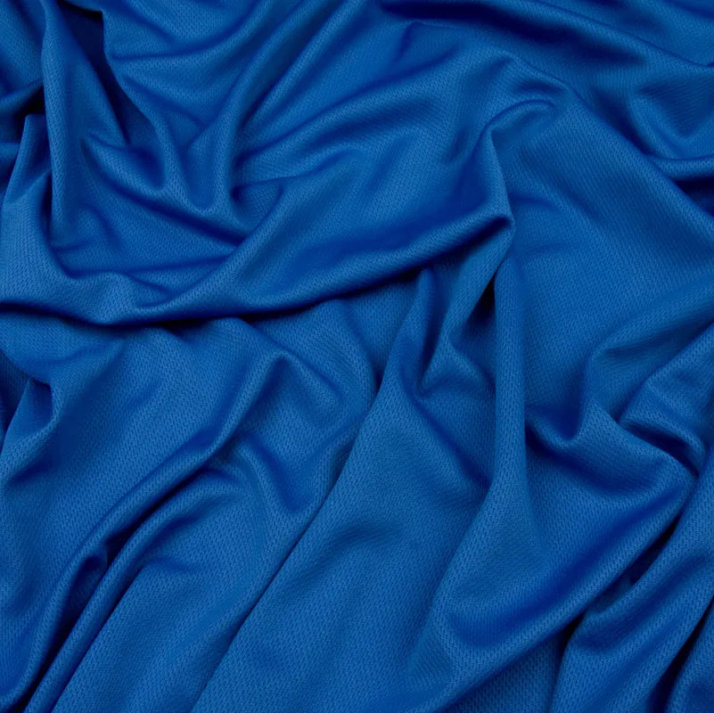 Трикотаж Ложная сетка 230гр/м2, 100пэф, 165см, синий/S115/FB-018, WellAir