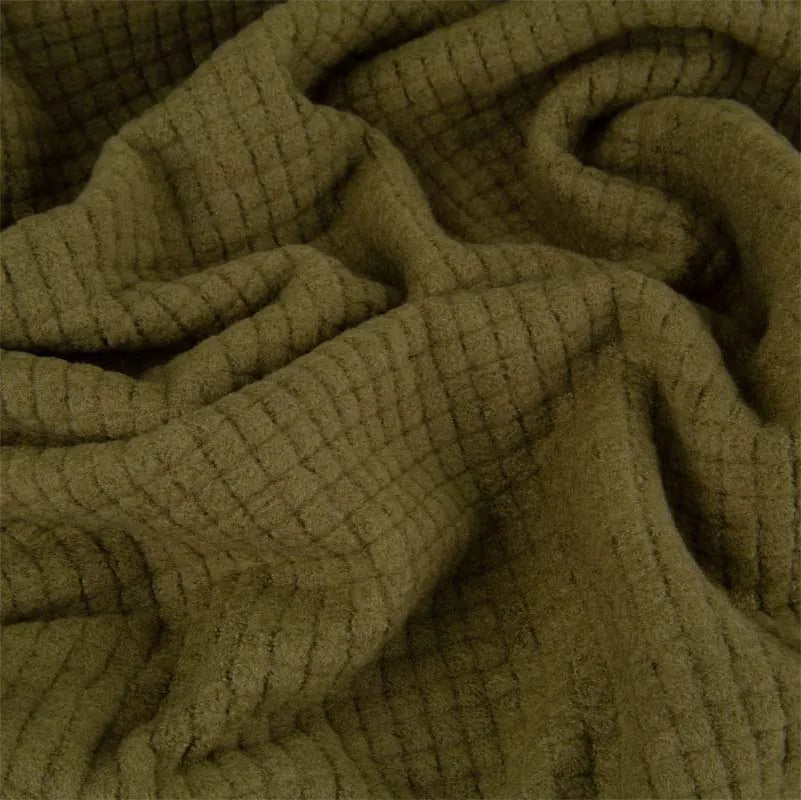 Флис рельефный 240гр/м2, 96пэ/4эл, 160см, хаки TR023