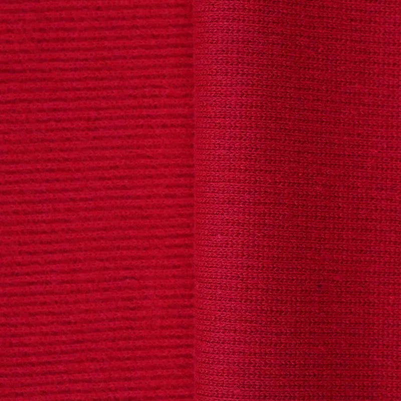 Трикотаж Селаник Ангора 320гр/м2, 50хб/50пэ, 170см, редженерейтед, красный/S519 TR019