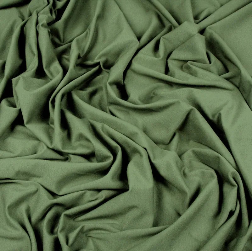 Кулирная гладь 190гр/м2, 94хб/6лкр, 180см, компакт пенье, 30/1, хаки темный №8/S190/247 TR001 (КГ)
