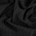 Трикотаж Лапша 230гр/м2, 95пэ/5эл, 160см, черный, #1001 TKB 004