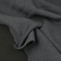 Футер 3-х нитка 330гр/м2, 65хб/35пэ, 180см, с начесом, компакт пенье, синий меланж №7 TR001