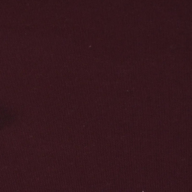 Футер 3-х нитка 330гр/м2, 65хб/35пэ, 180см, с начесом, ринг, бордовый темный TR001 (КГ)