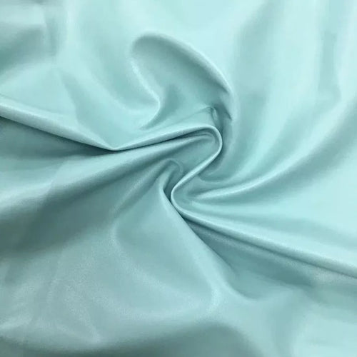 Экокожа глянцевая, голубой