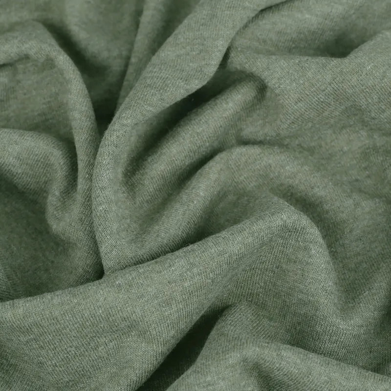 Кулирная гладь 140гр/м2, 100хб, 100*2, OE, хаки меланж №363 TR001