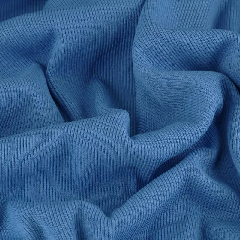 Кашкорсе 320гр/м2, 95хб/5лкр, шир50х2, компакт пенье, голубой №32/S302/1022 TR001 (КГ)