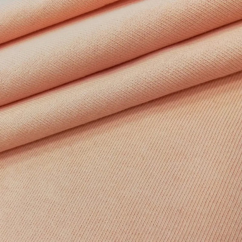 Футер 3-х нитка 310-340гр/м2, 65хб/35пэ, 195см, петля, компакт пенье, розовый светлый TR006
