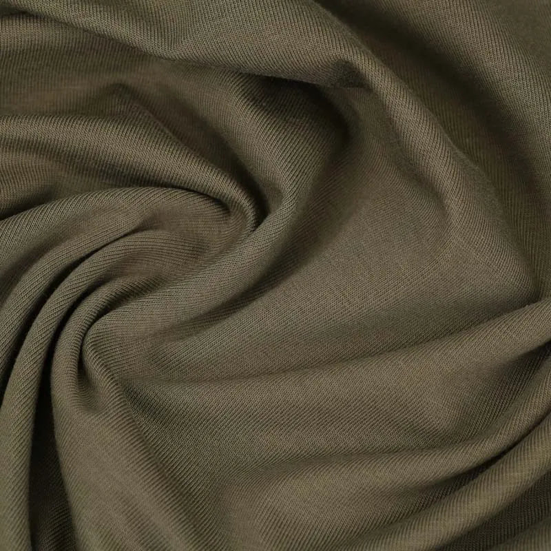Кулирная гладь 190гр/м2, 94хб/6лкр, 180см, компакт пенье, 30/1, хаки 220078-2 TR001 (КГ)