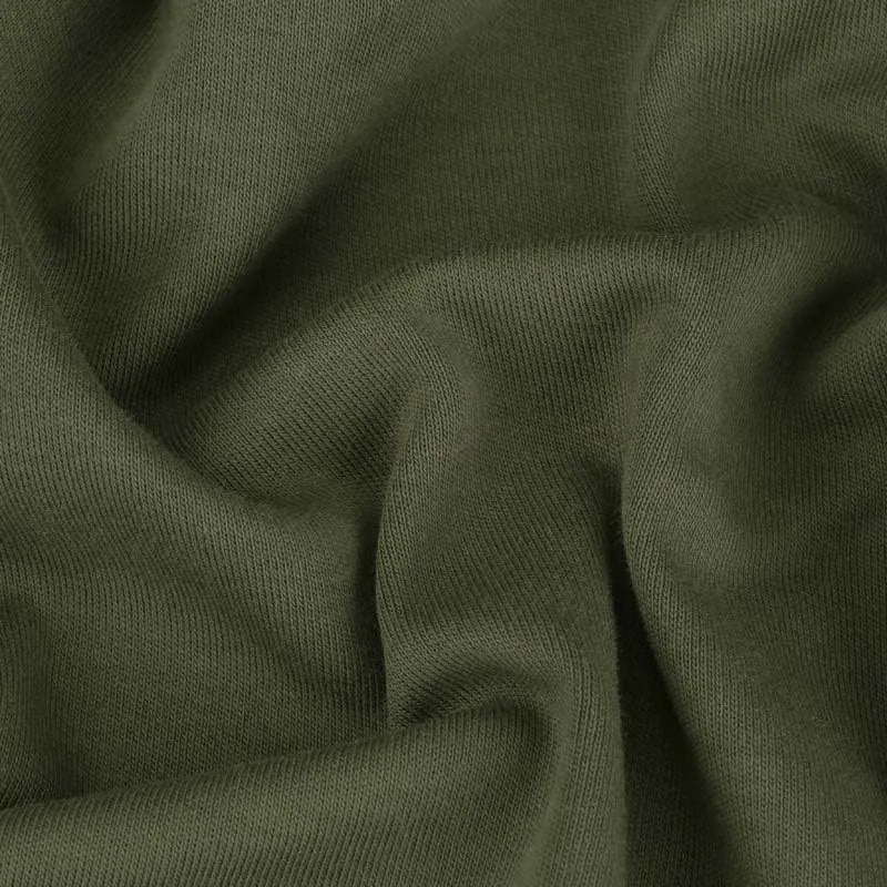 Интерлок 240-270гр/м2, 100хб, 180см, пенье, 30/1, хаки темный №8 56782-1 TR018